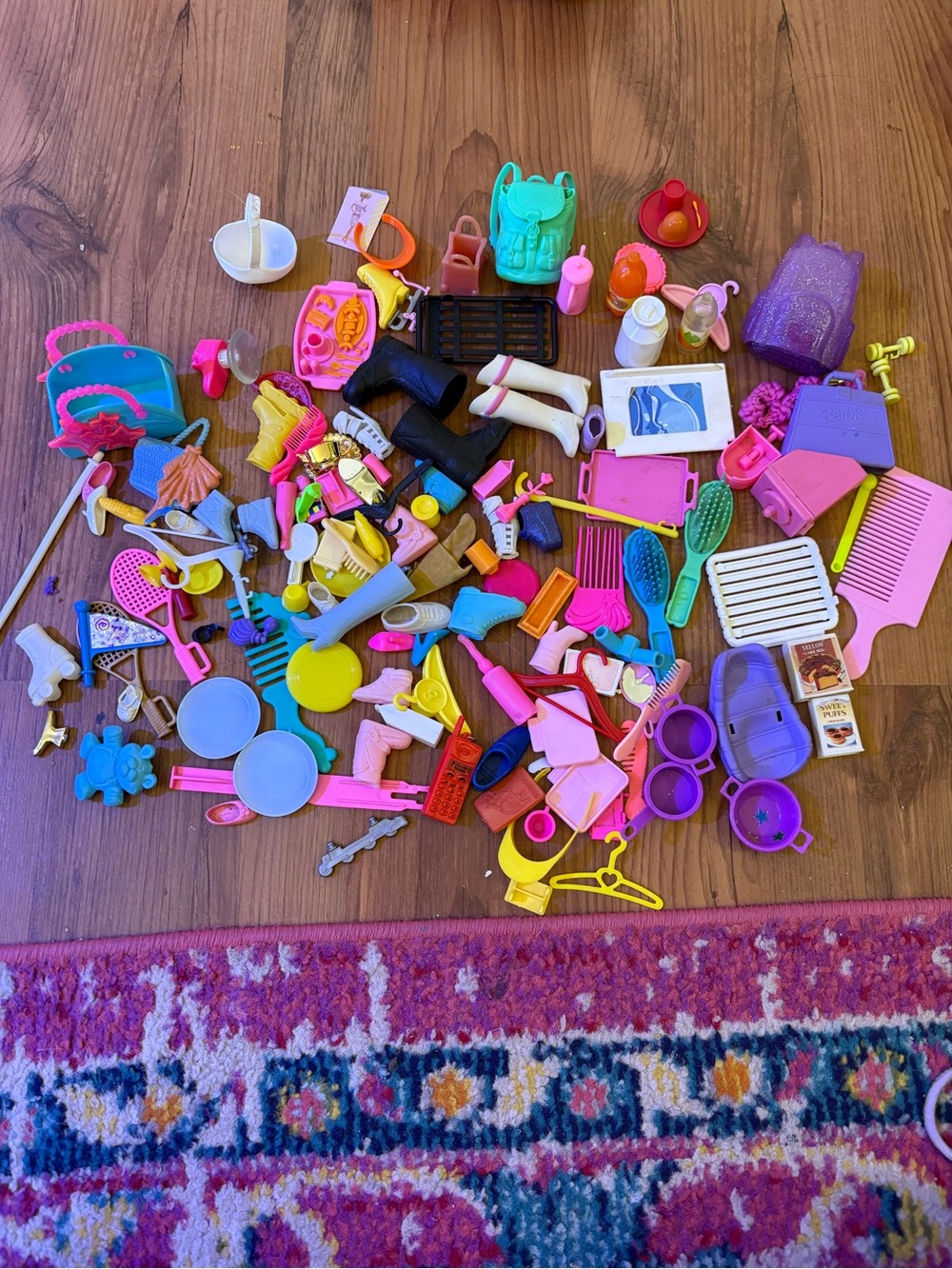Barbie Assorted Doll Accessories in Pink, Purple, Blue, Yellow